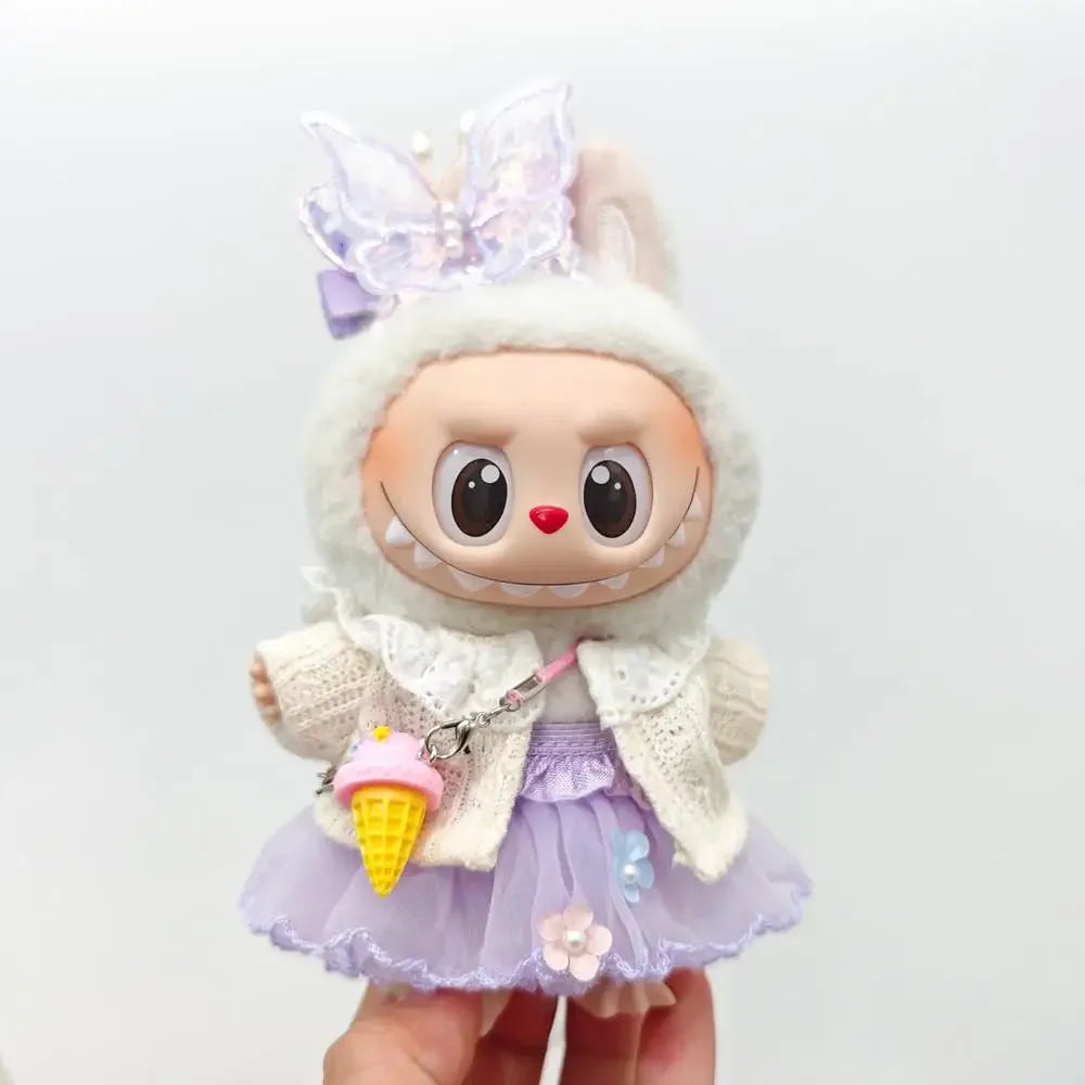 Labubu Purple Dress and Accessories