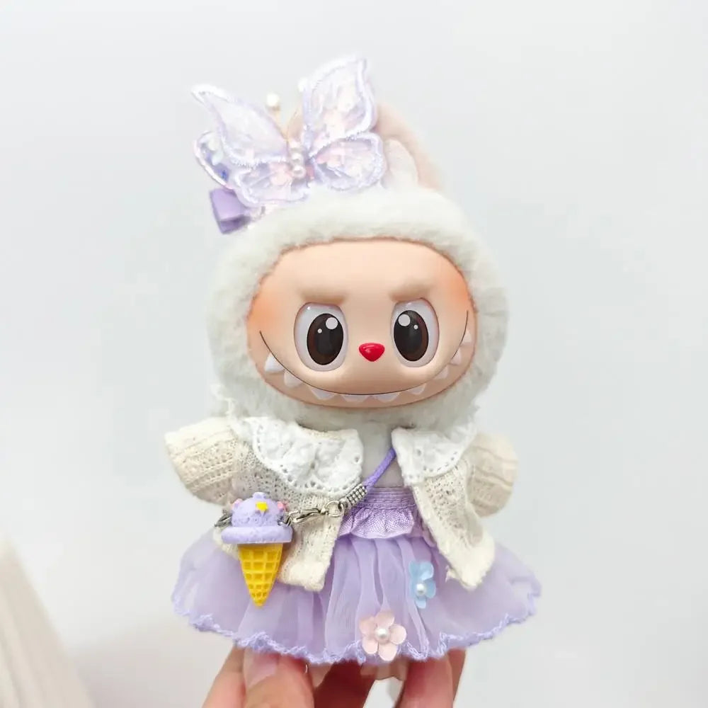 Labubu Purple Dress and Accessories