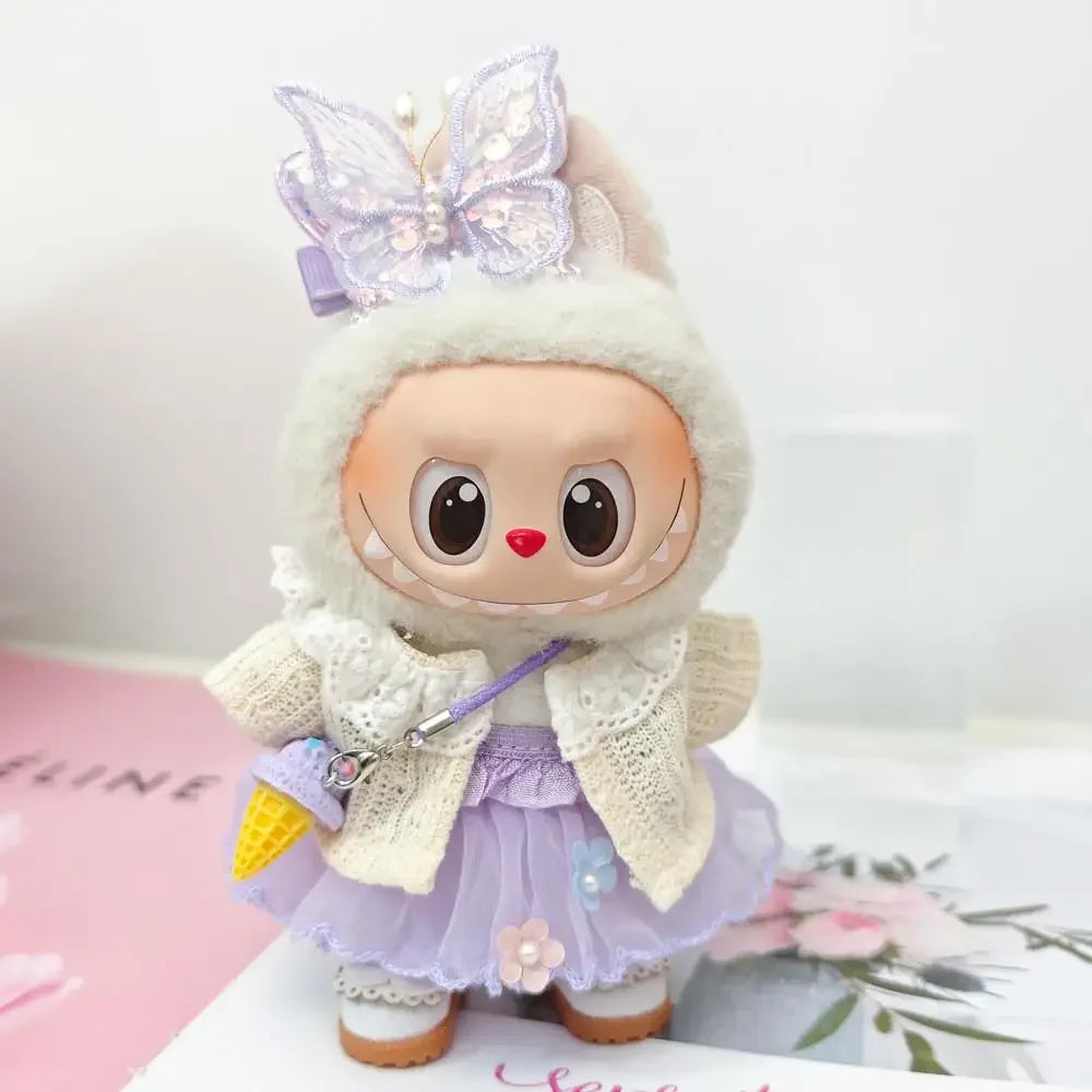 Labubu Purple Dress and Accessories