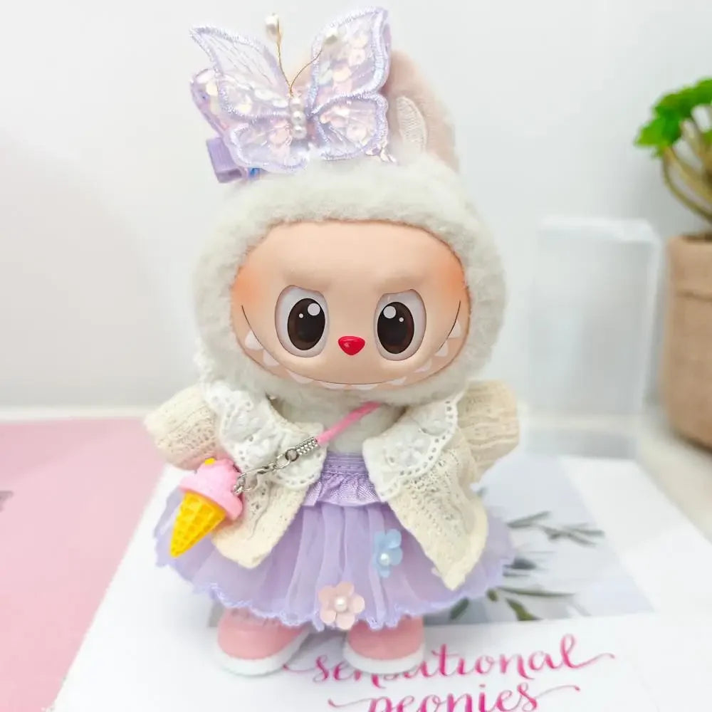Labubu Purple Dress and Accessories