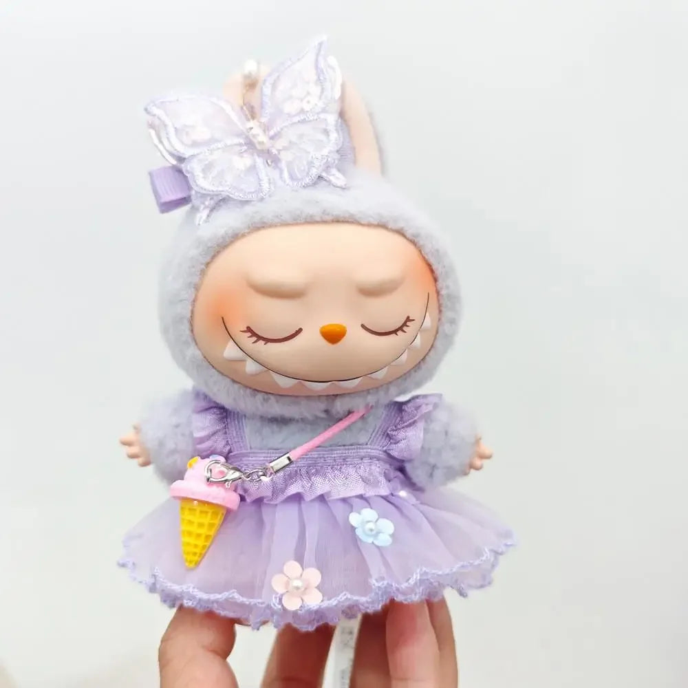 Labubu Purple Dress and Accessories