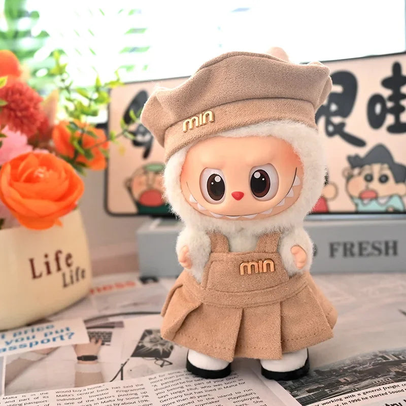 Luxury Designer's Dress for Labubu
