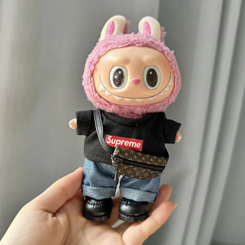 Stylish Luxury Outfit Set for Labubu – Premium Doll Clothes & Accessories