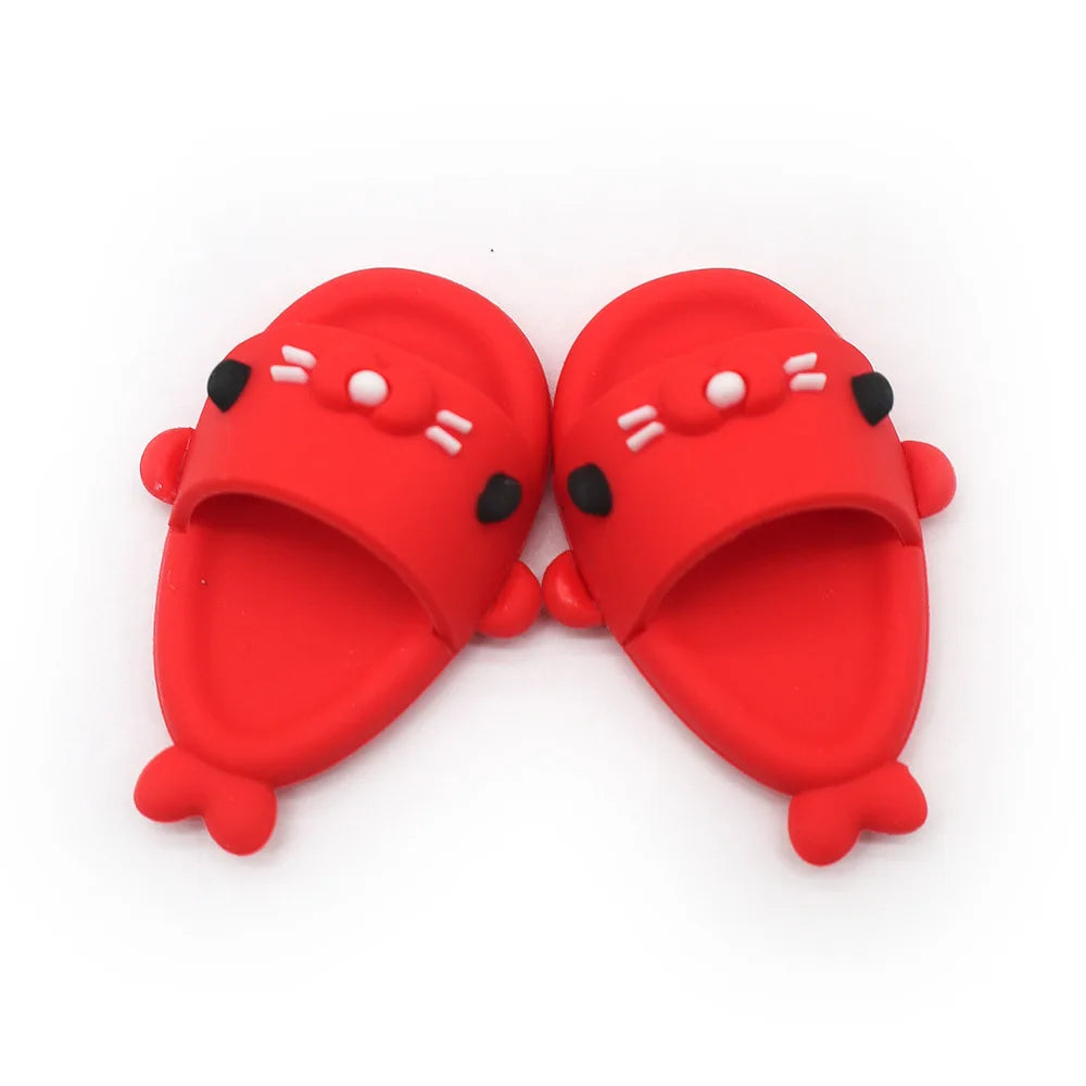 Labubu FlipFlops and Crocs