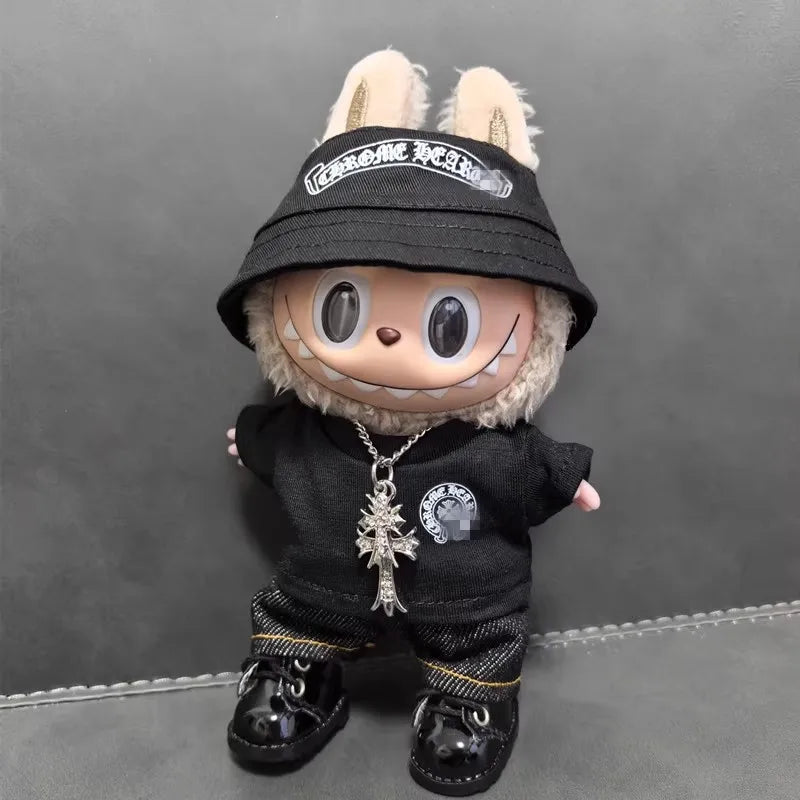 Cool HardRock Outfit for Your Labubu