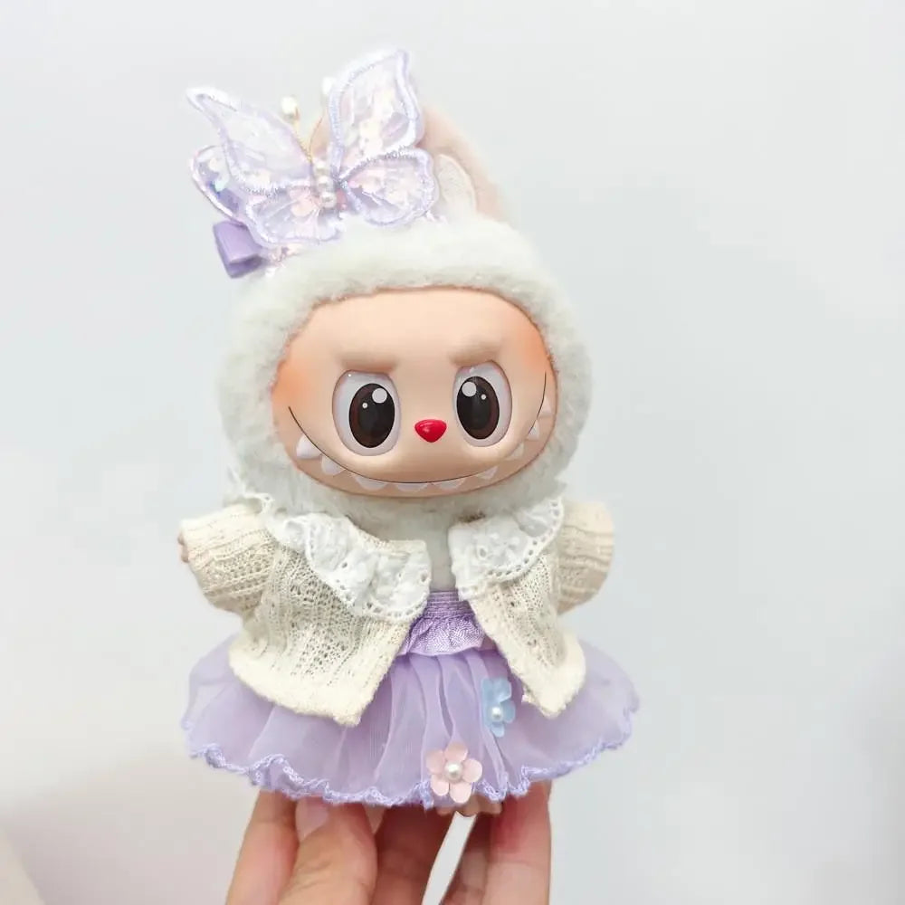 Labubu Purple Dress and Accessories