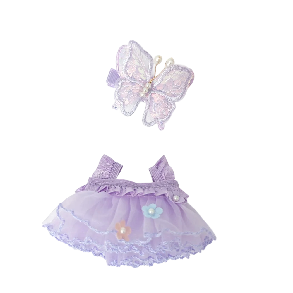 Labubu Purple Dress and Accessories