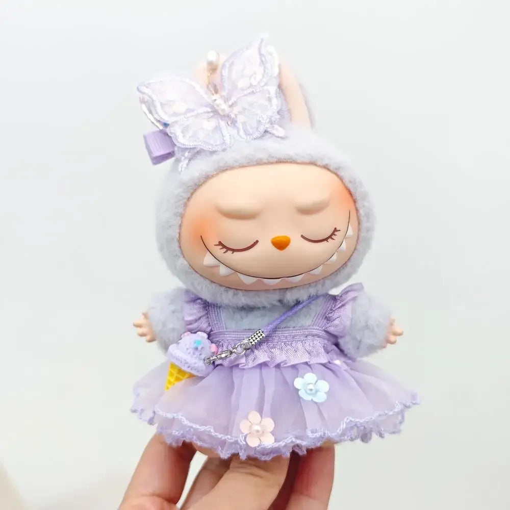 Labubu Purple Dress and Accessories