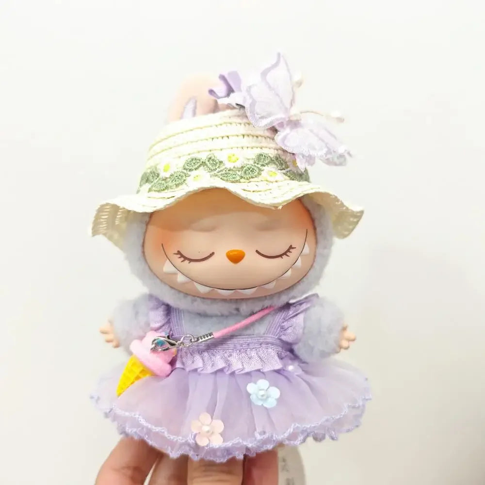 Labubu Purple Dress and Accessories