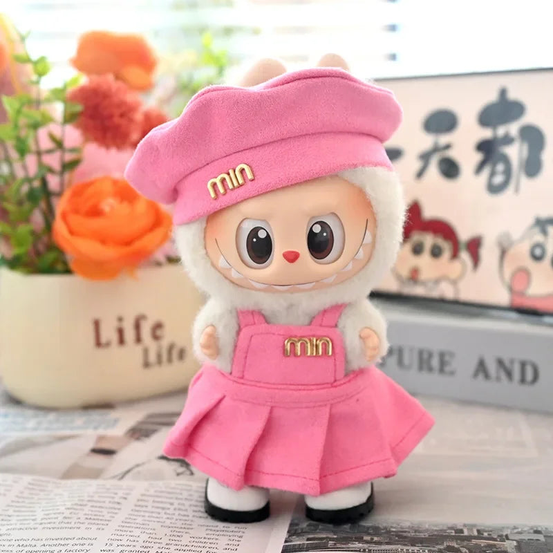 Luxury Designer's Dress for Labubu